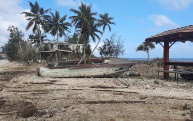 tsunami aftermath tonga